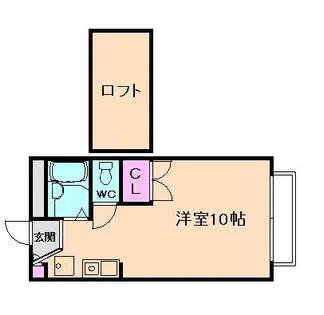クレール勝部【2階】の間取り