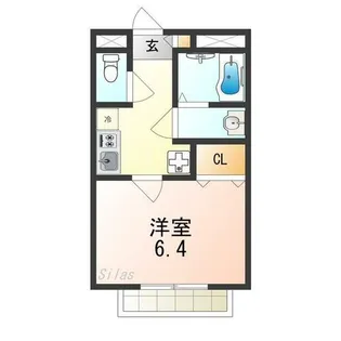 アムール もみの木【2階】の間取り