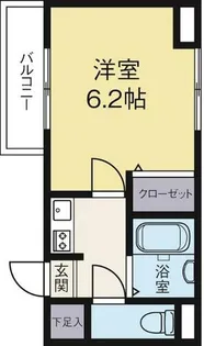 福岡県福岡市博多区博多駅前4丁目【マンション】の間取り
