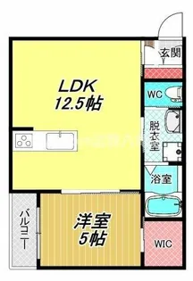 リビングライフ八尾山本【1階】の間取り