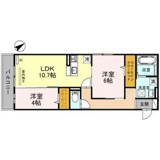 GRANDEL B棟【1階】の間取り