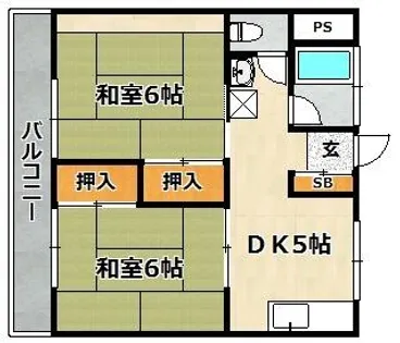 正栄スカイコーポ【4階】の間取り