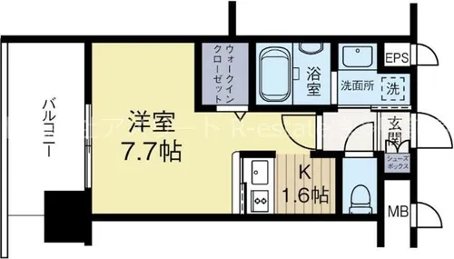 福岡県福岡市博多区築港本町【マンション】の間取り