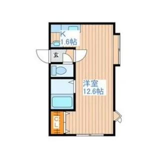 オーガニック石山【2階】の間取り