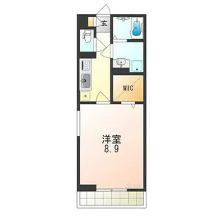 クラシカル堺【1階】の間取り