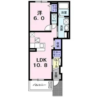 ブロッサム コート【1階】の間取り