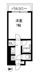 花屋敷マンション【1階】の間取り