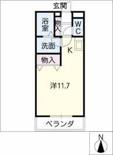 シャルム【2階】の間取り