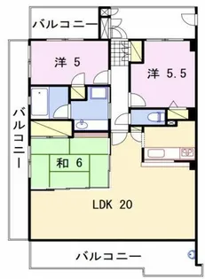 グラジオ神屋町【10階】の間取り