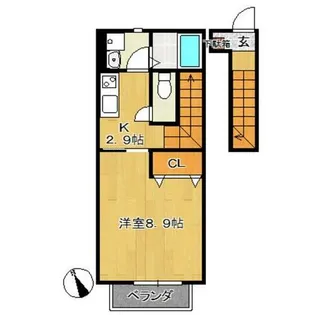 Arce Ojm(アルチェ オジメ)【203号室】の間取り