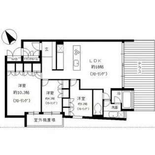 VISCONTI覚王山【2階】の間取り