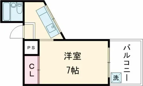 第25長栄壬生H・Tマンション【3階】の間取り
