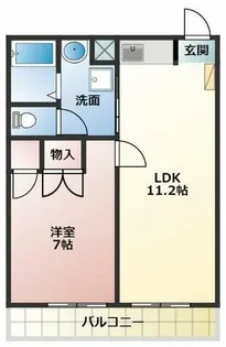 Mh-Arc SUZUKI【203号室】の間取り