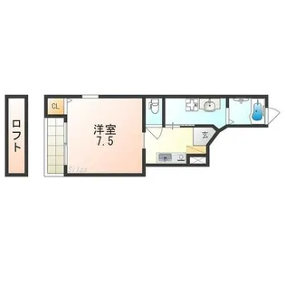 エヌエム・ディズユイット【4階】の間取り