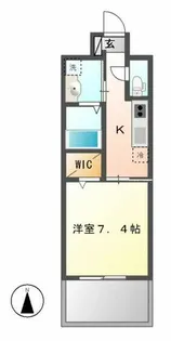 GRAND ESPOIR IZUMI【12階】の間取り