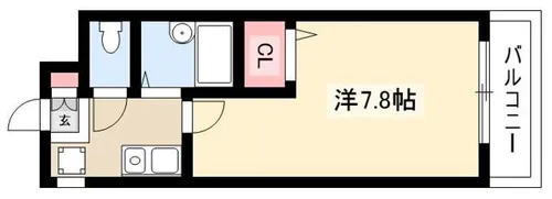 ブライトソイア【202号室】の間取り