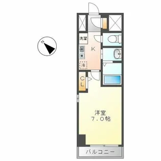 アセーラ新栄【4階】の間取り