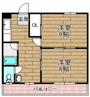 プレアール高槻春日【306号室】の間取り