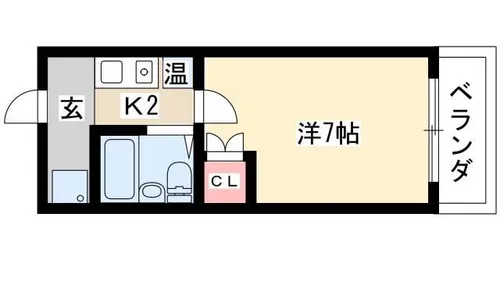 アーバンハイツ中町【3C号室】の間取り