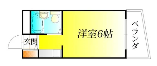 リバーサイドマンション【3階】の間取り