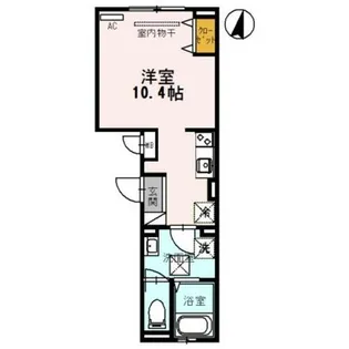 アビタシオン 栄【1階】の間取り