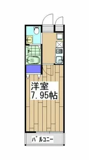 ディアネス西院【1階】の間取り