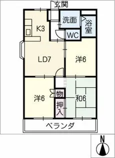 ファインロイヤル【3階】の間取り