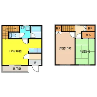ローゼンハイム上野【1階】の間取り