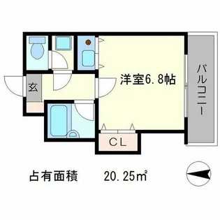 聖護院谷口マンション【2階】の間取り