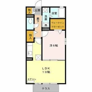 サン スクエア【1階】の間取り