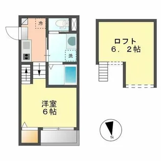 クレシェンテ栄生【103号室】の間取り