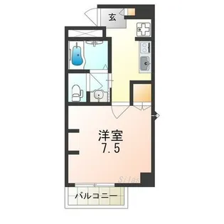 大阪府堺市堺区市之町西2丁【マンション】の間取り
