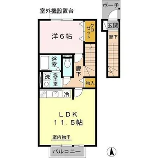 サクラハウス【2階】の間取り