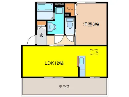 イルマーレB棟【1階】の間取り