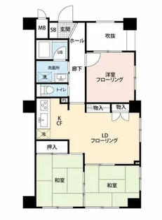 和光小幡マンション【402号室】の間取り