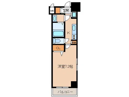 プラウランド小牧【6階】の間取り