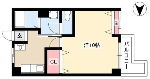 スタスィオン一社【3階】の間取り
