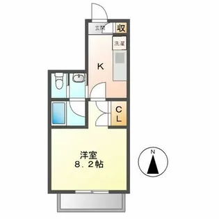 シティライフ今池【7階】の間取り