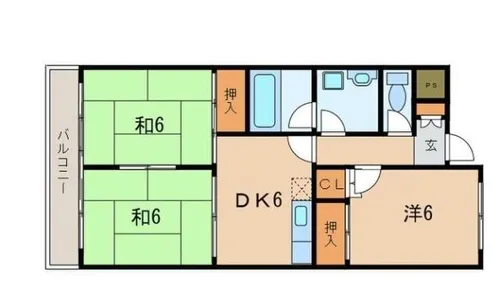 サクセスT【201号室】の間取り
