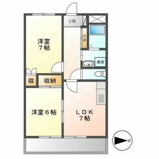 アートビル【6階】の間取り