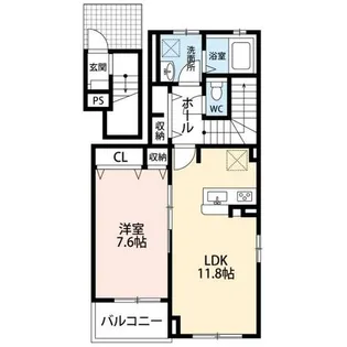 プエルタⅢ【2階】の間取り