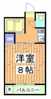 ジュネス1【2階】の間取り