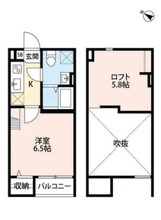 大阪府堺市堺区香ヶ丘町3丁【アパート】の間取り