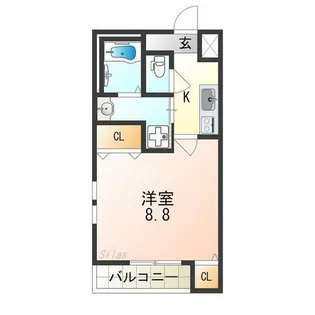 フジパレス杉本町駅西Ⅴ番館【101号室】の間取り