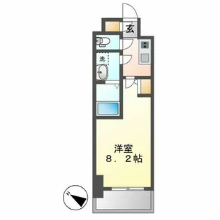 エスリード新栄プライム【801号室】の間取り