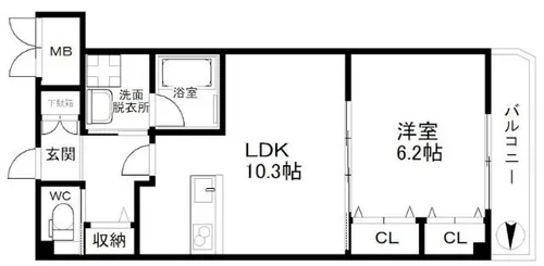 Mayfer【2階】の間取り