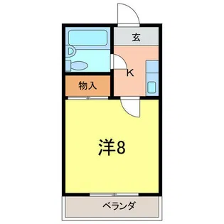 フェスタ東山【2階】の間取り