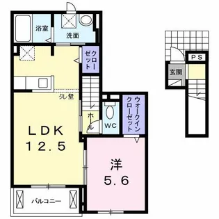 イノセントコートⅢ【2階】の間取り