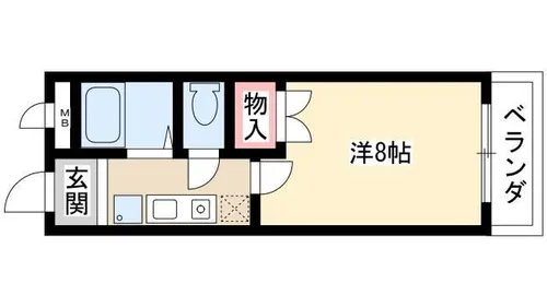 エルメゾン東海通【2階】の間取り
