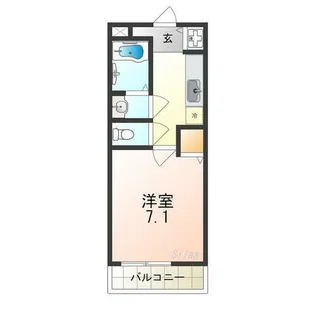グランエクセルⅡ番館【1階】の間取り